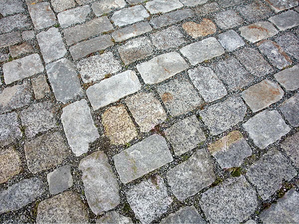 Granite Cobblestone Installation Stone Curators