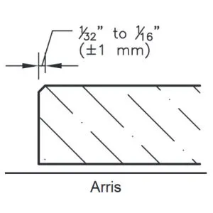 Square Arris Illustration
