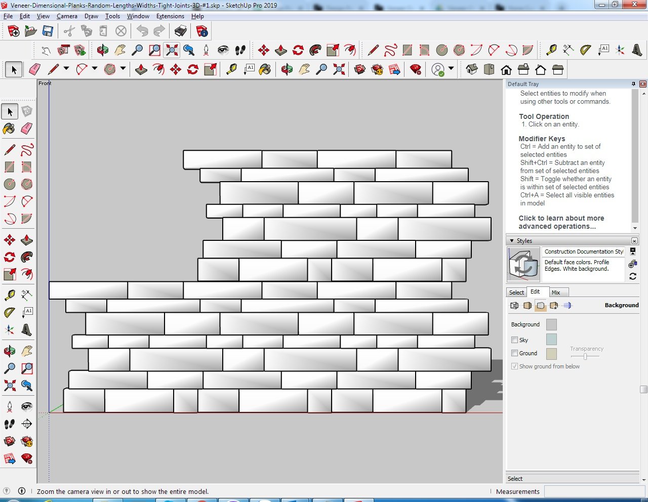 Natural Stone CAD Design Pattern: VD05T - Stone Curators